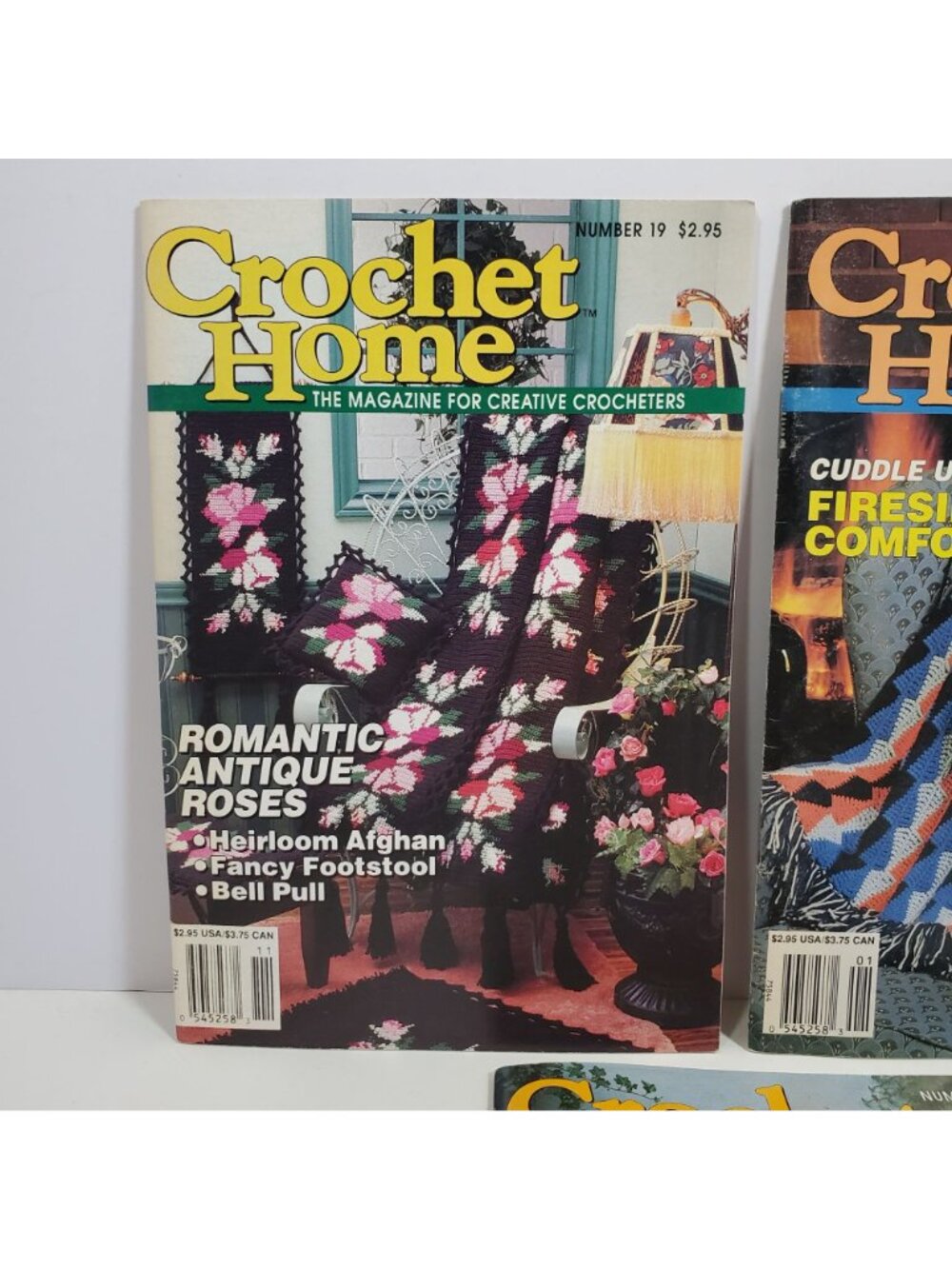 Crochet Home Magazine Issues 19 20 21 Creative Patterns 1990 1991 - Picture 2 of 8